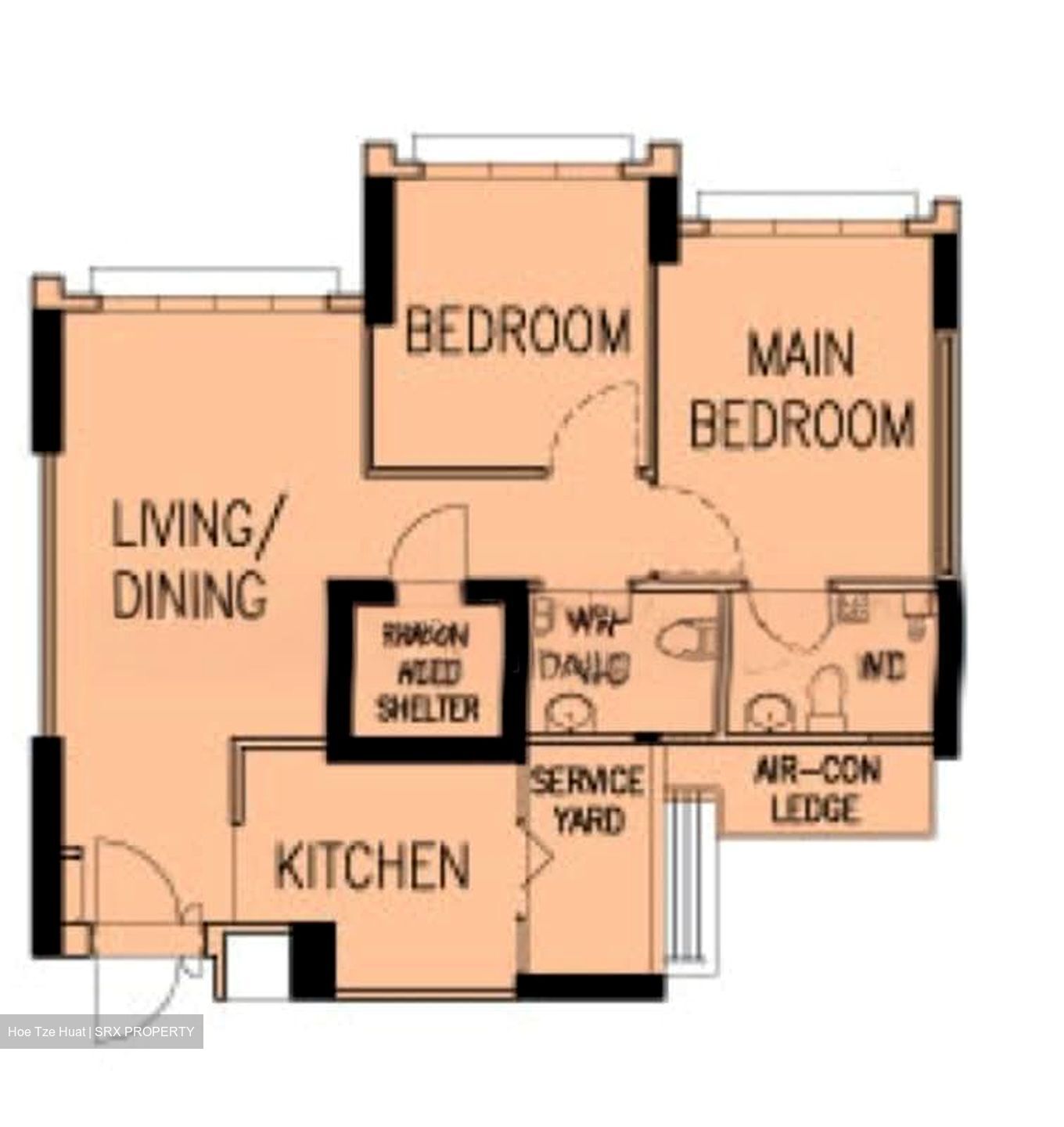 Blk 512A Oleander Breeze @ Yishun (Yishun), HDB 3 Rooms #561603611